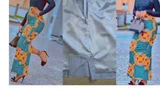 Easy Steps for Cutting a Straight Skirt with a Back Vent