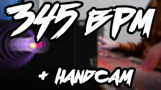 osu! Handcam 300-345 bpm streams