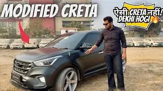 Fully Modified Creta 🔥 Custom Wrap, Big Alloys & Loud Music System 😱