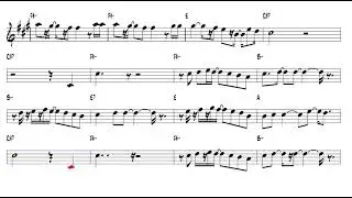 A toi   Joe Dassin  Eb Alto Sax Play Along