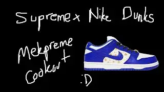 NIKE x SUPREME DUNK LOW COOKOUT | MEKPreme LIVE COP