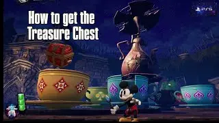 Guide how to get the TREASURE CHEST at the top of TEAPOT RIDE | Disney Epic Mickey Rebrushed