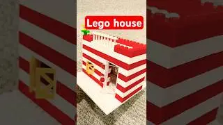 LEGO CANDY CANE HOUSE 🏠 #lego #legohouse #shorts