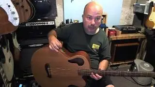 Tacoma Thunderchief CB105 5 string acoustic electric bass