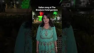 Italian song at The Breakers Hotel&nbsp;#TheBreakersHotel #PalmBeach #FL #ItalianArchitecture