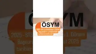 STS 2025 Tıp Doktorluğu Alanında Yurtdışı Diploma Denkliği İ&ccedil;in Seviye Tespit Sınavı Başvuruları