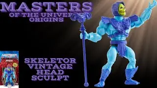 Mattel Masters of The Universe Origins Skeletor vintage head sculpt wave 5 unboxing and review