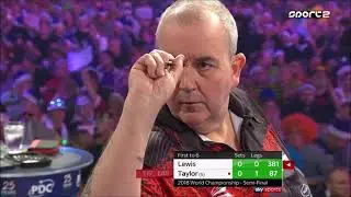 1) Jamie Lewis vs Phil Taylor 2018 PDC World Darts Championship 2017.12.30 Előd&ouml;ntő Semi-final