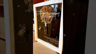 Wedding Bloom Keepsake | Preserving Uresha & Sehan&rsquo;s Bouquet memory keepssake 💍 #weddingblooms