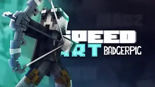 Badgerpig YouTube Banner - Speedart - Vane