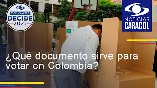 &iquest;Qu&eacute; documento sirve para votar en Colombia?