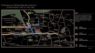 2D Location Map for Real estate Developer