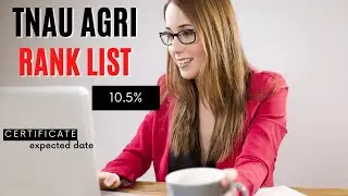 TNAU RANK LIST 2021 | HOW TO CHECK RANK LIST| Agriculture Rank list Released update Tnau-2021 today.