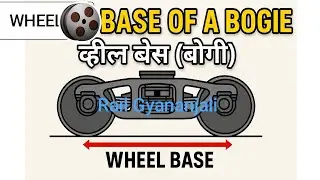 🔧 WHEEL BASE OF A BOGIE | Wheel Base (Bogie)
