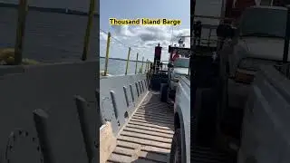 Old military landing craft. #thousandislands #barge #landingcraft #seaway #myride