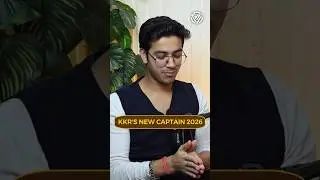 KKR's New Captain For IPL 2026!😱