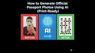 How to Generate Official Passport Photos Using AI (Print-Ready)
