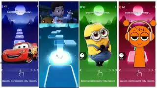 MC QUEEN PAW PATROL MINIONS INCREDIBLE #coffindance #tileshop #games #car #minions Subscribe like🦋