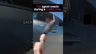 ICE Agent Reacts During a Traffic Stop | LawCam Clips. #police#ice #bodycam