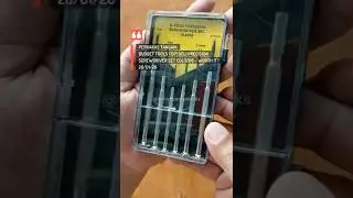 Deli Precision Screwdriver Set &ndash; Solusi Perbaikan Elektronik 🔧