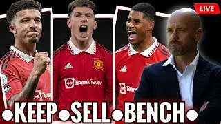 Manchester United Keep Bench Or Sell Tier List