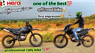 my first impression 😇one of the best 💯 off road bike 🏁in Hero impulse🔥 rally race bike🏁#ajikuttyr15
