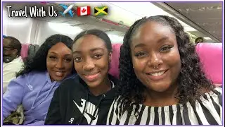 We ALMOST Missed Our Flight 😅|| Travel With Us: Canada to Jamaica ✈️ 🇨🇦 🇯🇲 || Hall In This Together💜