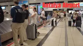 IS Antalya Airport Terminal 1 CHAOTIC at Night