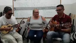 Sala dos Poetas com Cieldes, Vera e Jailson Santana