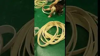 The First Step to Pack the Endless Felt Belt--Using the Polyester Film to Cover the Belt