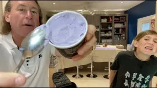 Dad & Daughter Reviews - Huckleberry Ice Cream Review - Cream & Sugar