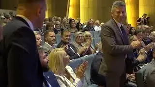 Visagino savivaldybės tarybos posėdis, skirtas Visagino miesto 50-ajam gimtadieniui.