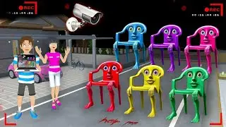 Yuta Mio Panik  TUNG TUNG TUNG SAHUR di Depan Rumah😱 |Sakura School Simulator World 🔥🥵