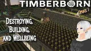 Destroying, Building, and Wellbeing  &ndash; Timberborn Update 7 Hard mode [E17]