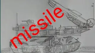 DRAWING Armored n missile system  step by step