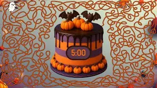 5 Minute timer Bomb HALLOWEEN CAKE EXPLOSION