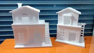 Diwali Ghar kaise Banaen | Thermocol House Making Idea | Diwali Ghar | Diwali Decoration Craft
