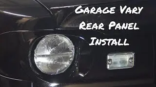 Garage Vary Nostalgic Tail Lights Panel Install