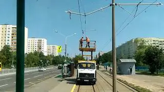 ЧП с трамваем в Серебрянке. Минск, 29 июля 2018 г.