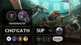 Cho'Gath Support vs Braum - KR Grandmaster Patch 9.7