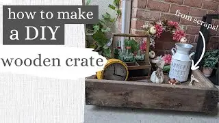 DIY Wooden Crate for Front Porch
