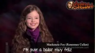 Interview - Mackenzie Foy talks about Twilight (Subtítulos Español - HD)
