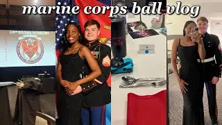 marine corps ball vlog 2024! come with me to las vegas for a military ball🎖️
