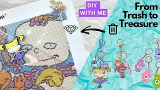Get creative with your craft stash and make your own DIY Diamond Art Cover Minders! ✨