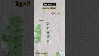 sequence stitching normal needle
