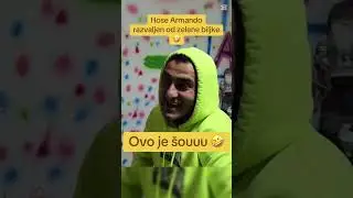 Hose Armando razvaljen od zelene biljke