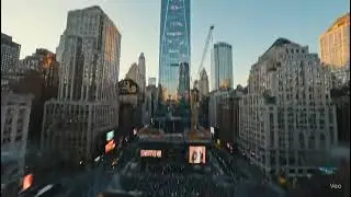 Time Square, New York, FPV Drone Cinematic Ultra HD
