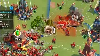 Rise of Kingdoms Imperium KVK 1093 Imprisons and rallies multi JST 1365 cities (1960vs1365)