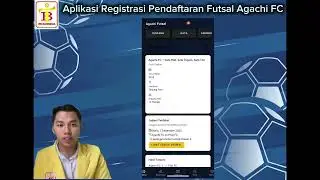 Presentasi penjelasan pengembangan aplikasi registrasi pendaftaran futsal berbasis ionic framework