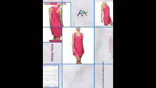 Racerback Dress: Raspberry Hot Pink Painted Flower Print, Summer Casual